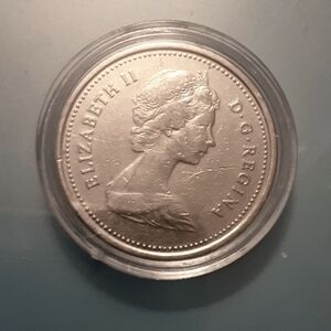 1984 CANADA 25 CENT PIECE